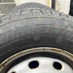 　スタッドレス 145r12 4本 鉄ッチン 軽トラ 軽バンの画像