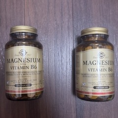 Solgar MAGNESIUM with VITAMIN B6 3個セットの画像