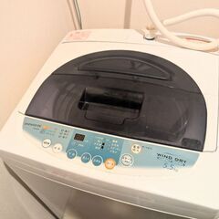 【決定済】【使用感あり】韓国メーカーDAEWOO製 全自動洗濯機の画像