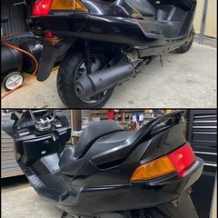 YAMAHA マジェスティ　4HC MAJESTY  部品取り　レストアベース　軽整備済み　エンジン始動するがジャンク品として　登録書類有り　ビックスクーターの画像