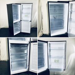 ID:rg221208 【自社配送エリア内限定】シャープ SHARP 冷蔵庫 一人暮らし 中古 2020年製 2ドア 310L ブラック ファン式 右開き SJ-AK31F-B  【リユース品：状態B】【送料無料】【設置費用無料】の画像