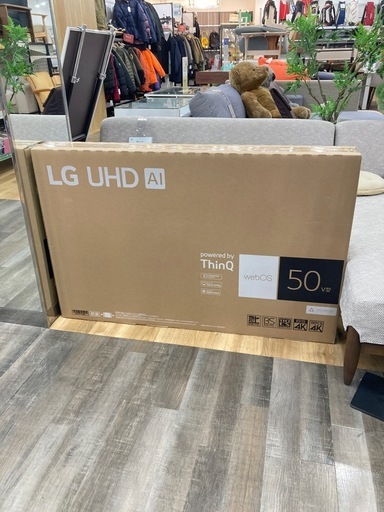 【トレファク高槻店】安心の１年間保証！取りに来られる方限定！【未使用品】LG（エルジー）50インチ 4K液晶テレビのご紹介です！