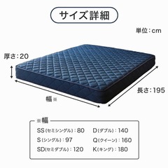 【お譲り先が決定いたしました
】ネルコンシェルジュマットレスの画像