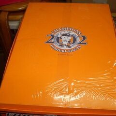 読売ジャイアンツ　2002年　優勝ジャンボバスタオル横70㎝縦130㎝だそうです。の画像