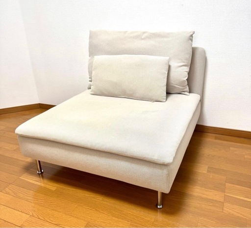 IKEA イケア ソーデルハムン ベージュ (も) 古川のソファ《1人用ソファ