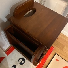サイドテーブル　ミニチェスト　収納棚　リモコン収納の画像