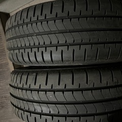 年内価格ホイールタイヤセット　バリ溝の画像