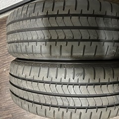年内価格ホイールタイヤセット　バリ溝の画像