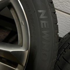 年内価格ホイールタイヤセット　バリ溝の画像