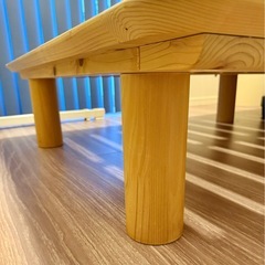 【12/27,28引取限定】日本製 ひのき　すのこベッド シングルの画像