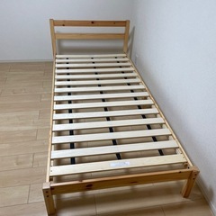 【引取】スノコベッド組み立て式シングルの画像