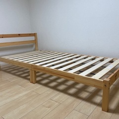 【引取】スノコベッド組み立て式シングルの画像
