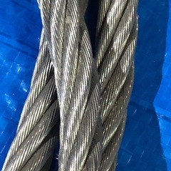 直径12mm×5m ワイヤーロープ 玉掛けワイヤー　ヨッシーの画像