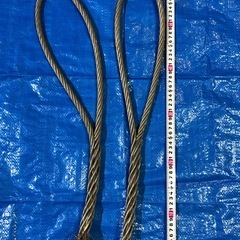 直径12mm×5m ワイヤーロープ 玉掛けワイヤー　ヨッシーの画像