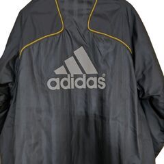 JFA認定ベンチコートロング（メンズ・中綿入）　SIZE:L　限定品（アディダスジャパン製）の画像