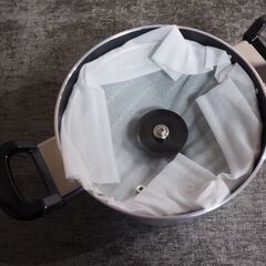 限定　未使用　リンナイ炊飯鍋 炊飯鍋（3合）/ ガラス蓋【型番：RTR-300D1】の画像