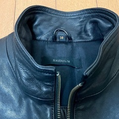 RHENIUM HIDEAWAYS シングルライダース 38 レザージャケットの画像