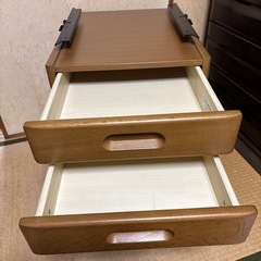 【無料】学習机　引き出しのみ　袖机の画像