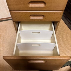 【無料】学習机　引き出しのみ　袖机の画像