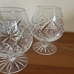 クリスタルガラス　ブランデーグラスの画像