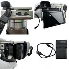 ソニー sonny デジタルカメラ α6000 SEL1855 3.5-5.6 18-55 シルバーの画像