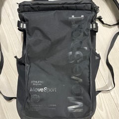 【中古】【値下げ】DESCENTE Move Sport デサント スクエアバッグ　リック　サッカー　スポーツ　通学の画像