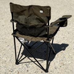キャンプチェア　カーキの画像