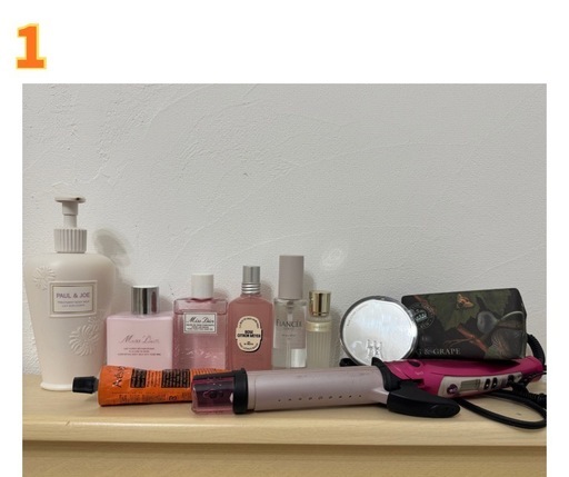 【Dior, PAUL & JOEなど】コスメ系+アイロンセット Dior, PAUL & JOEなど】コスメ系+アイロンセット (ありかの) 北茅ケ崎