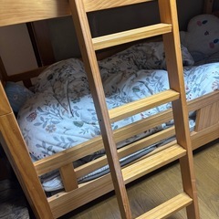 （お渡し先が決まりました）【イオン】二段ベッド　ハシゴ付き　丈夫ですの画像