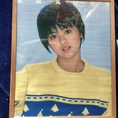 薬師丸ひろ子　非売品ポスター　パネル入り　2点の画像