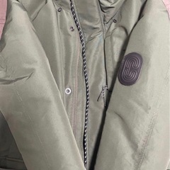 COACH コーチ ダウンモッズコート メンズ モスグリーン XSサイズの画像