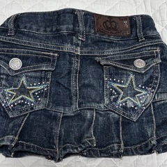 デニムスカート　100と110の画像