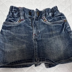 デニムスカート　100と110の画像