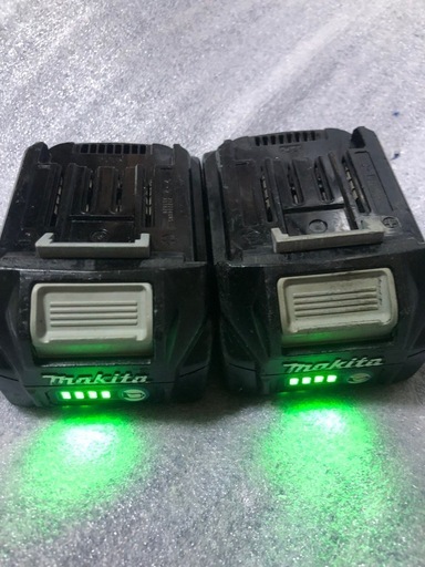 マキタ40V中古バッテリーBL4025、2個