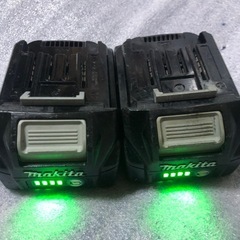 マキタ40V中古バッテリーBL4025、2個の画像