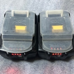 ⑦マキタ18v純正バッテリーBL1860B、中古美品、２個の画像