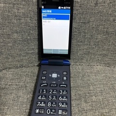 激安　GRATINA KYF39 ネイビーブルー　SIMフリーの画像