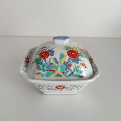 有田焼　3個セット『西峰作 蓋付き小鉢』『秀峰窯 壺 』花瓶　花鳥柄の画像