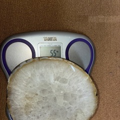 アゲート メノウ　半円形 5.5kg 置物 スタンド付きの画像