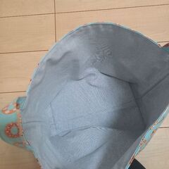 ⚠️0円出品⚠️布バスケット 大サイズ⑤(ドーナツ柄)の画像