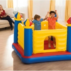 自宅用風船のお城の画像