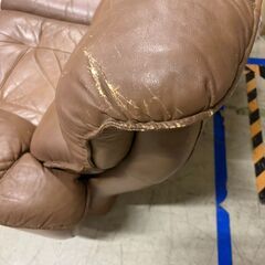 ★ユーズド 茶系 レザーソファー♪♪の画像