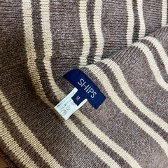 SHIPS ジップアップ カーディガン M ブラウンの画像