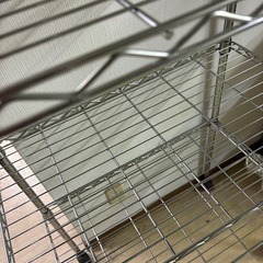 シルバーラック スチールラック メタルラック 棚 キッチンラック レンジ 🔟の画像