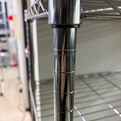 シルバーラック スチールラック メタルラック 棚 キッチンラック レンジ 🔟の画像