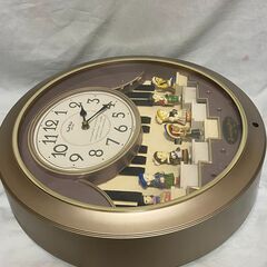 からくり時計　掛け時計　動作確認済みの画像