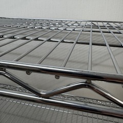 シルバーラック スチールラック メタルラック 棚 キッチンラック レンジ    11番の画像