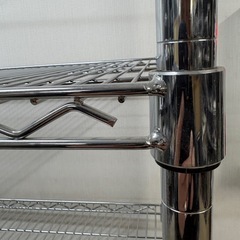 シルバーラック スチールラック メタルラック 棚 キッチンラック レンジ    11番の画像