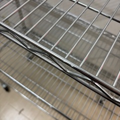 シルバーラック スチールラック メタルラック 棚 キッチンラック レンジ    11番の画像