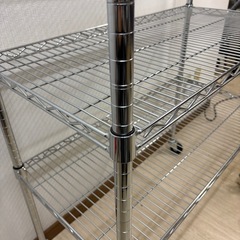 シルバーラック スチールラック メタルラック 棚 キッチンラック レンジ 12番の画像